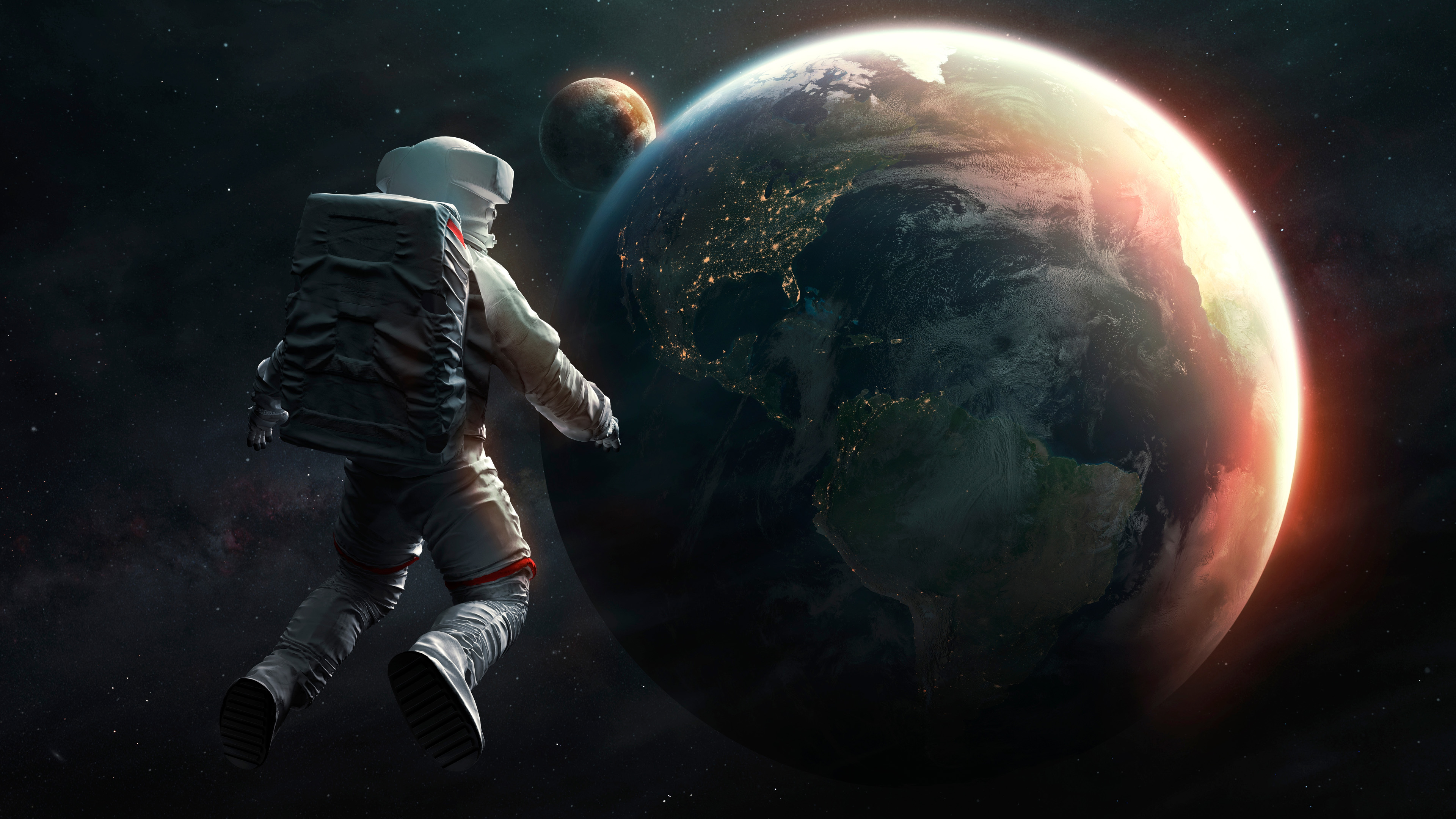 宇航员图片 太空壁纸下载 星球高清大图 地球高清图片壁纸 我爱图片网